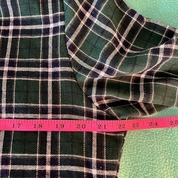 NWOT Women’s Green And Blue Plaid Tunic, Size Large! - Picture 7 of 7